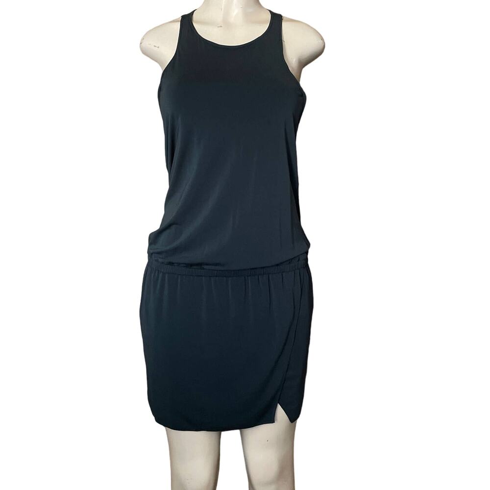 Elizabeth and James Talisa Dress Sleeveless Draped Cutout Back Green Size Small